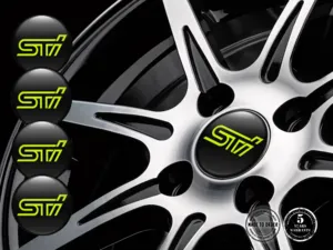 Subaru Calcomanías Bombadas Custom Logos Premium de Aro